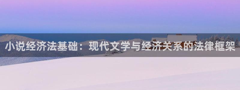 纵横中文网中文网的app叫什么：小说经济法基础：现代文学与经济关系的法律框架